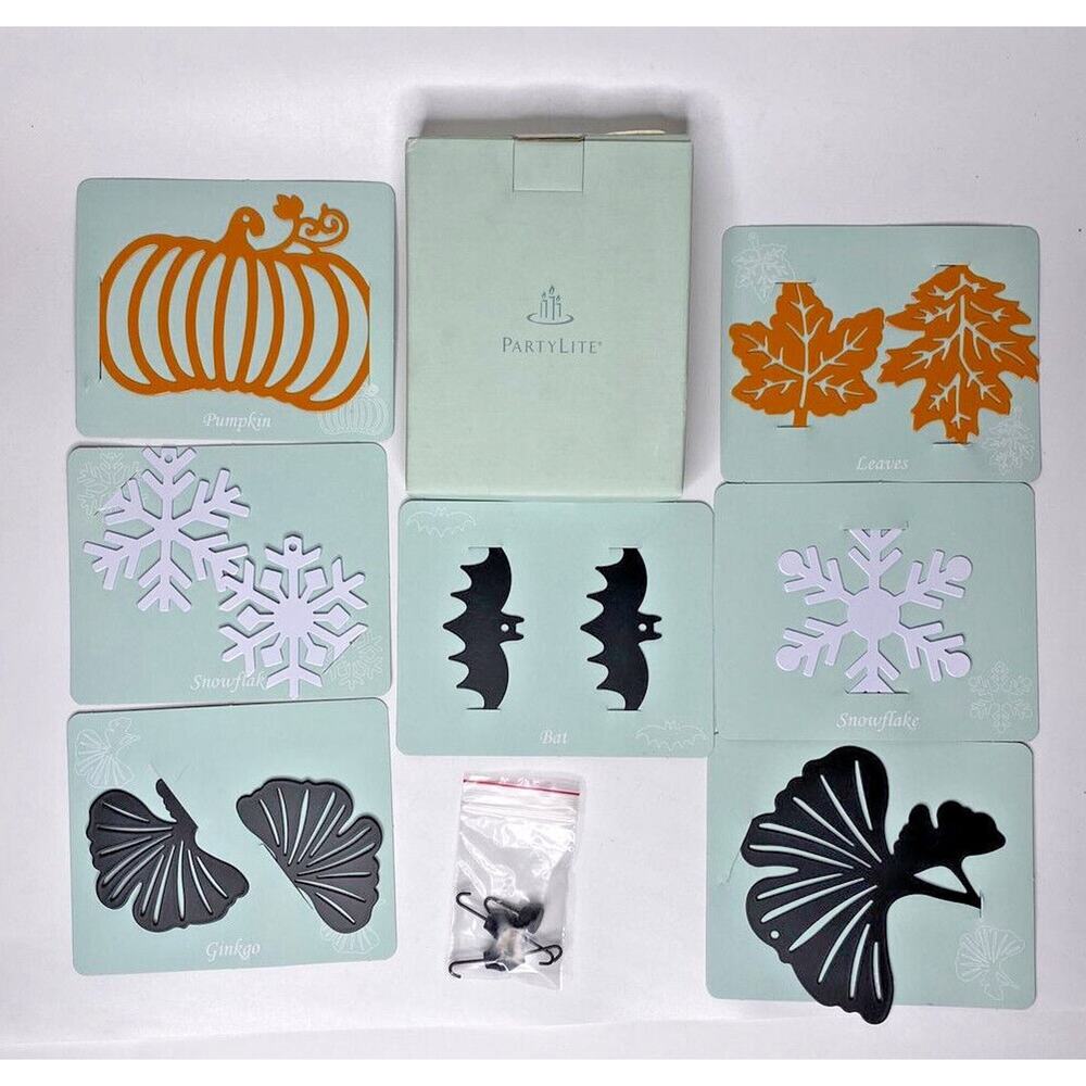 PartyLite Seasonal Ornament Set Retired New In Box P3H/P90855
